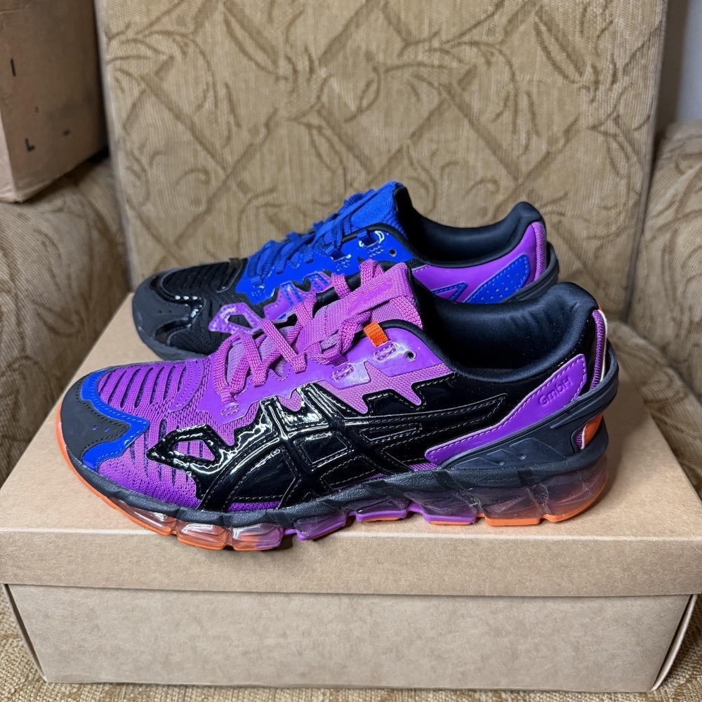 ASICS GEL-Quantum 360 6 X GmbH Low Orchid Black Men 7.5 US 40.5 EU Excellent!